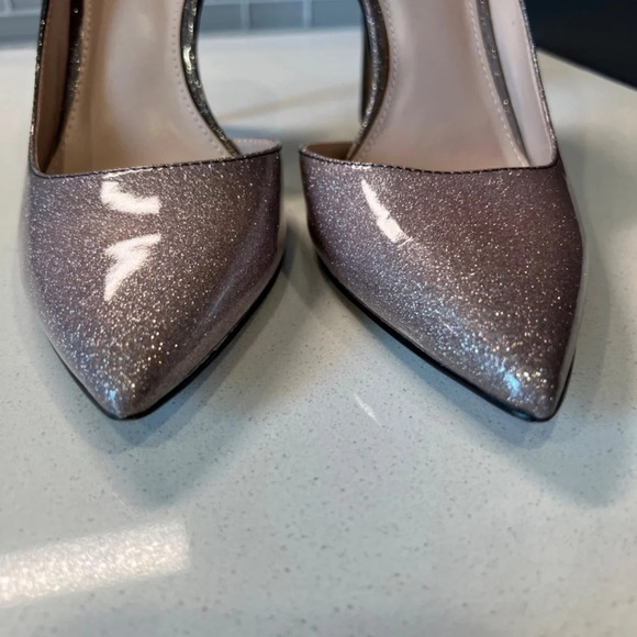 BCBeneration Size 10 Pink Glitter and Black 4” heels Worn twice - Picture 13 of 16